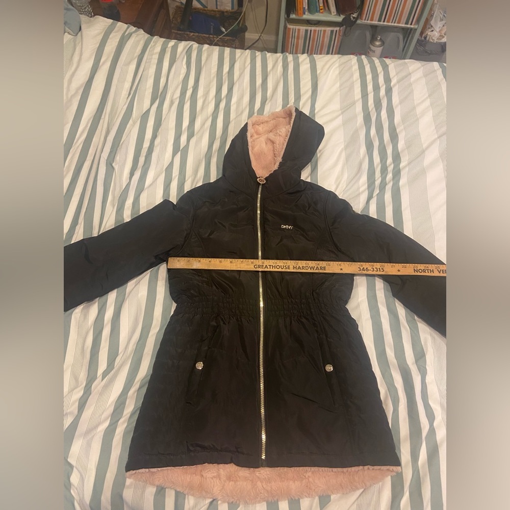 DKNY girls reversible coat